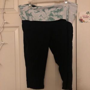 Tie dye Capri yoga pants